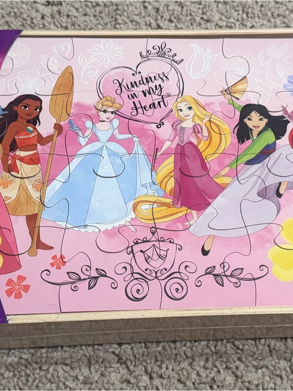 Disney Princess Puzzle Panel